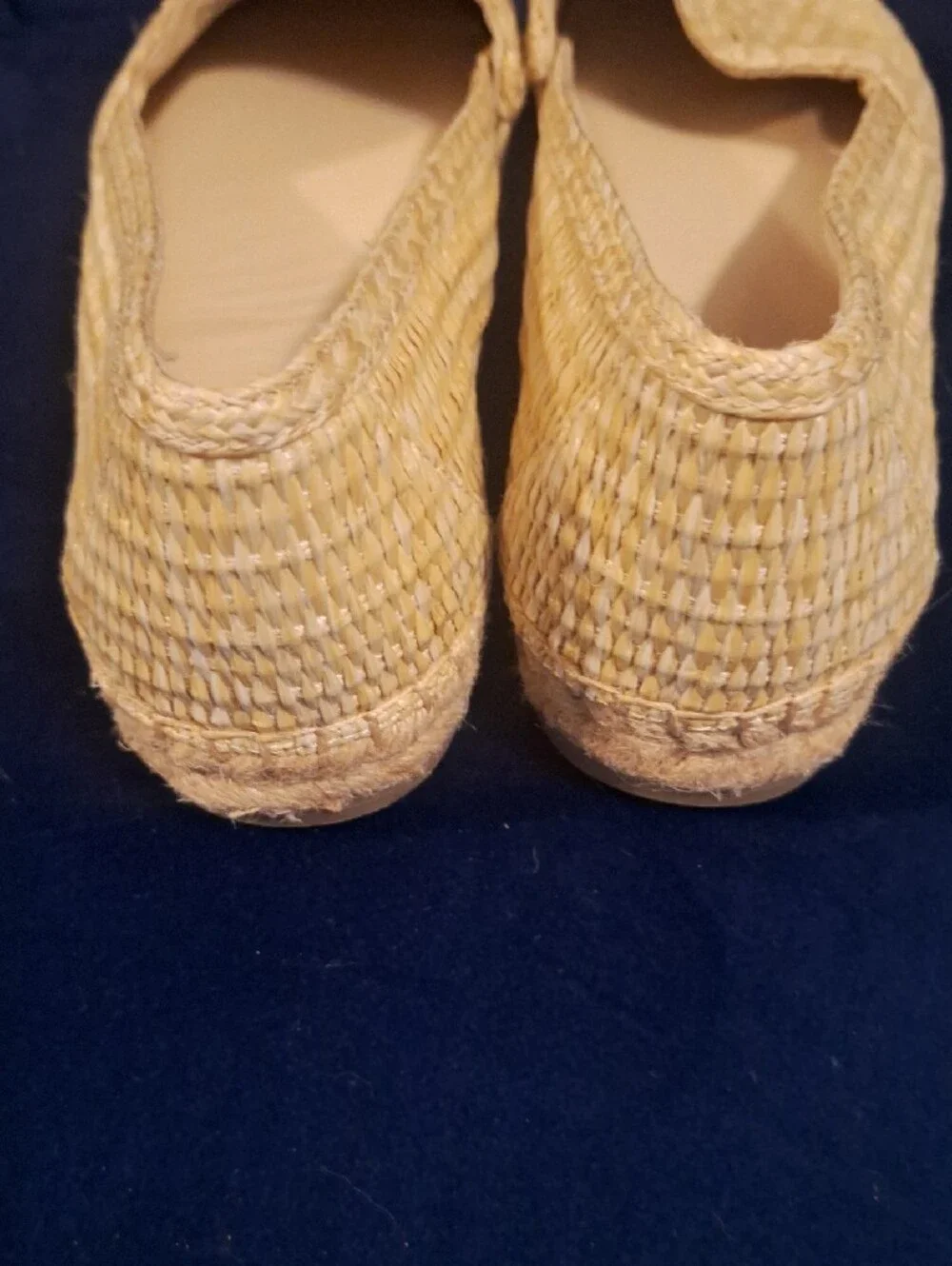 J. McLaughlin Natural Raffia Shira Espadrille  Slip-On